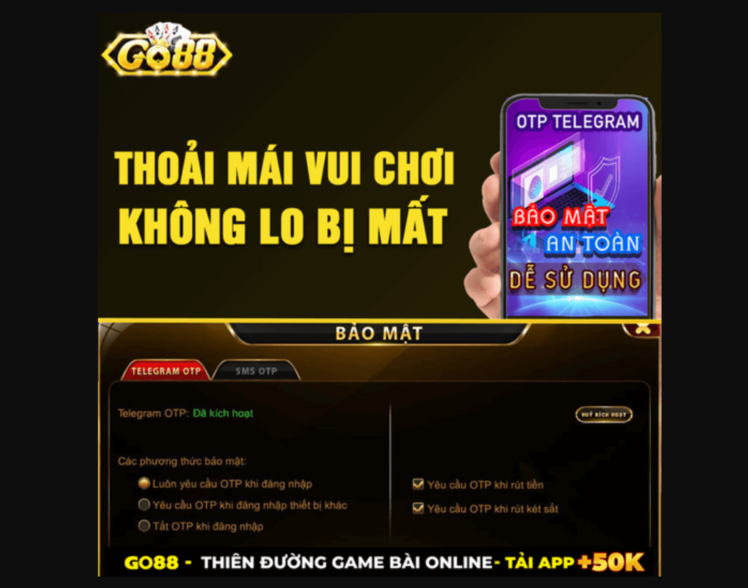 chính sách bảo mật của Go88