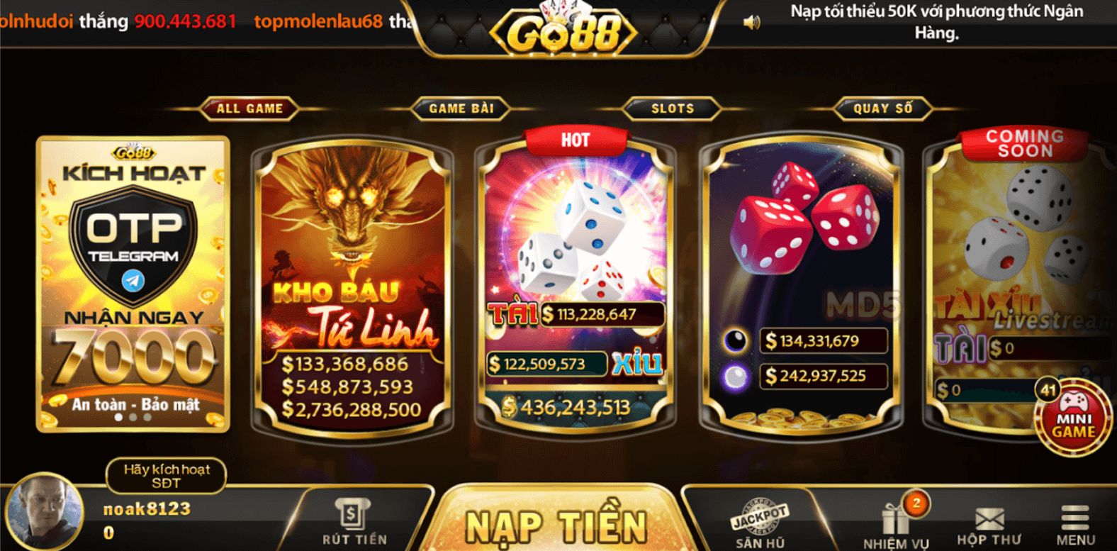 Đôi nét về cổng game Go88