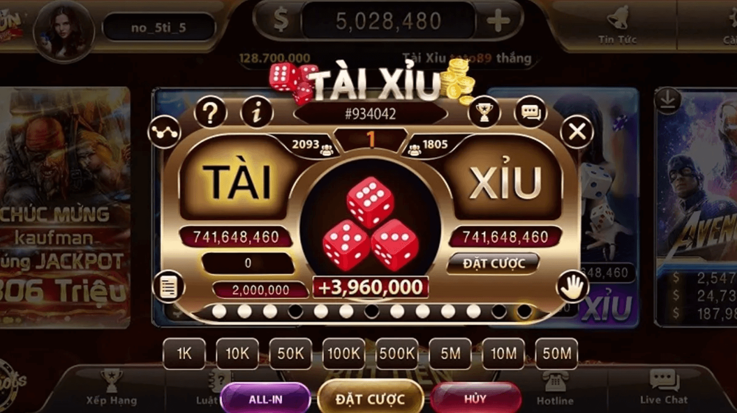 Tài xỉu livestream tại Go88