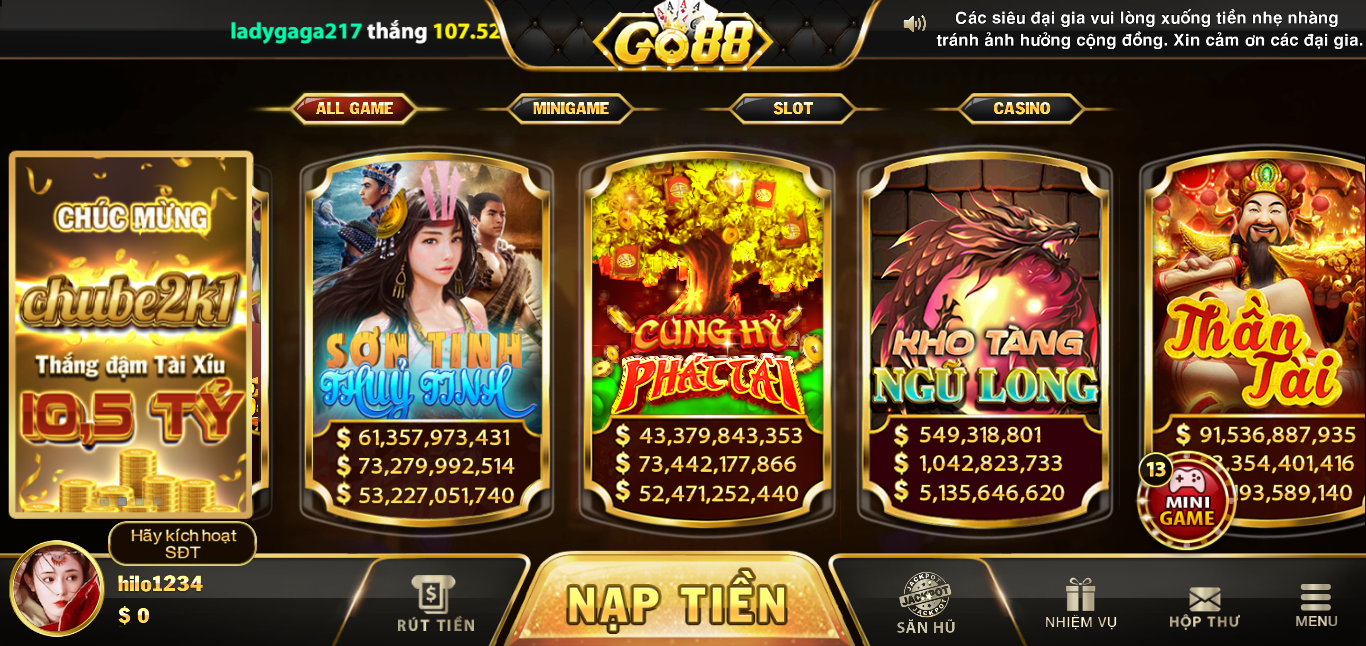 slot game cung hy phat tai