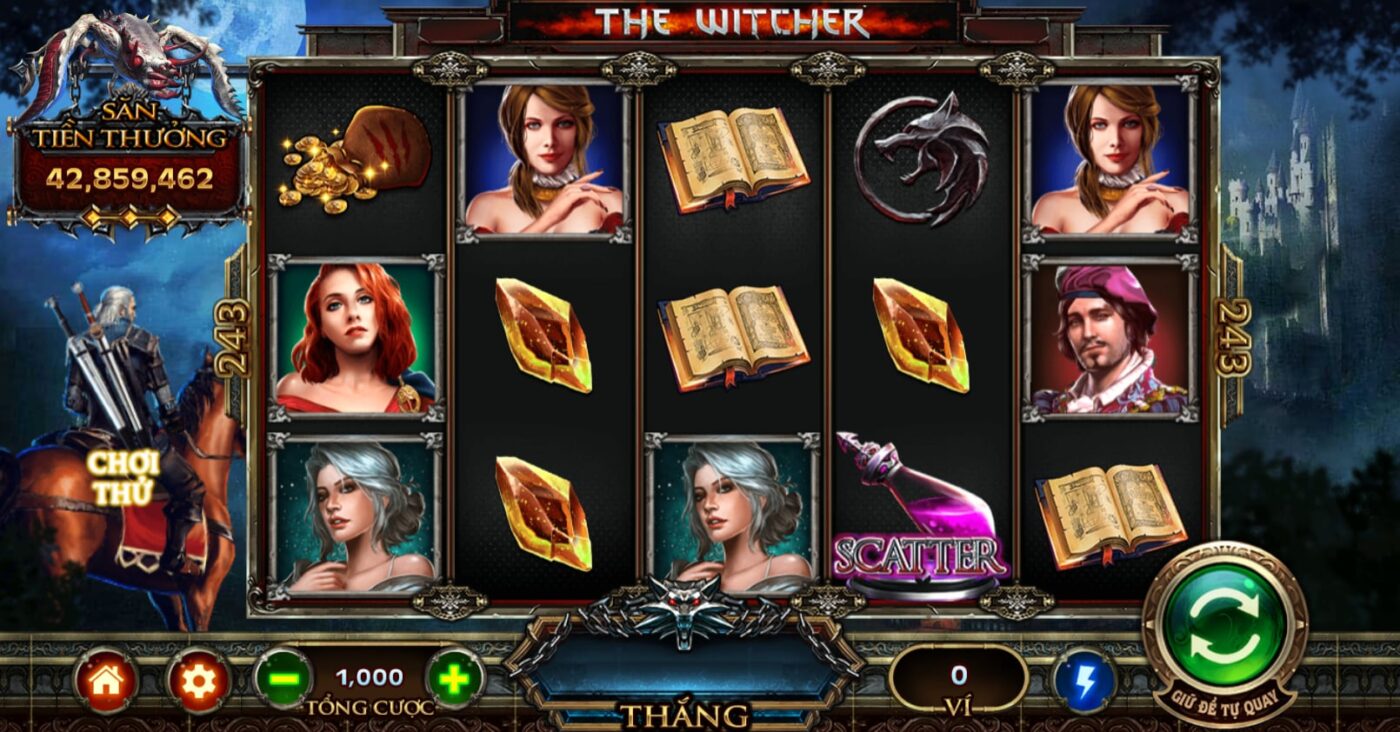 Đặc điểm nổi bật của nổ hũ The Witcher tại Go88