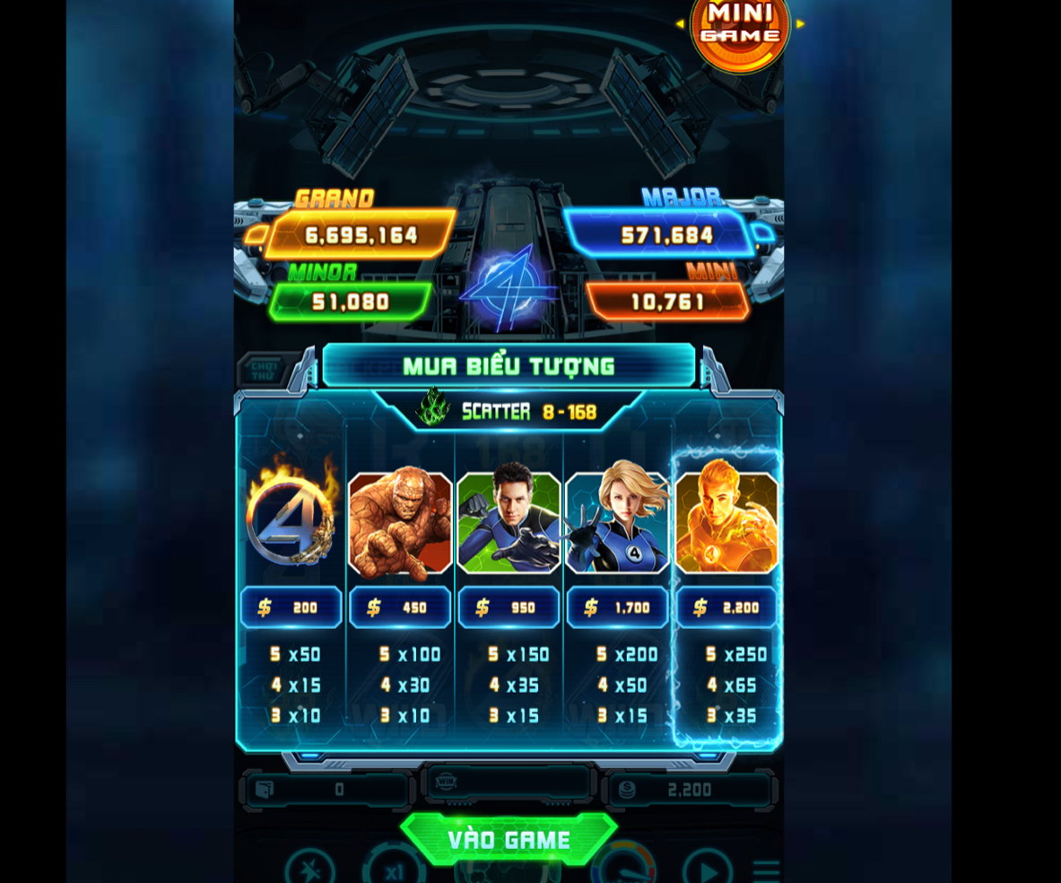 Khám Phá Slot Game Nổ Hũ Fantastic 4: Cơ Hội Trúng Thưởng Hấp Dẫn Tại Go88