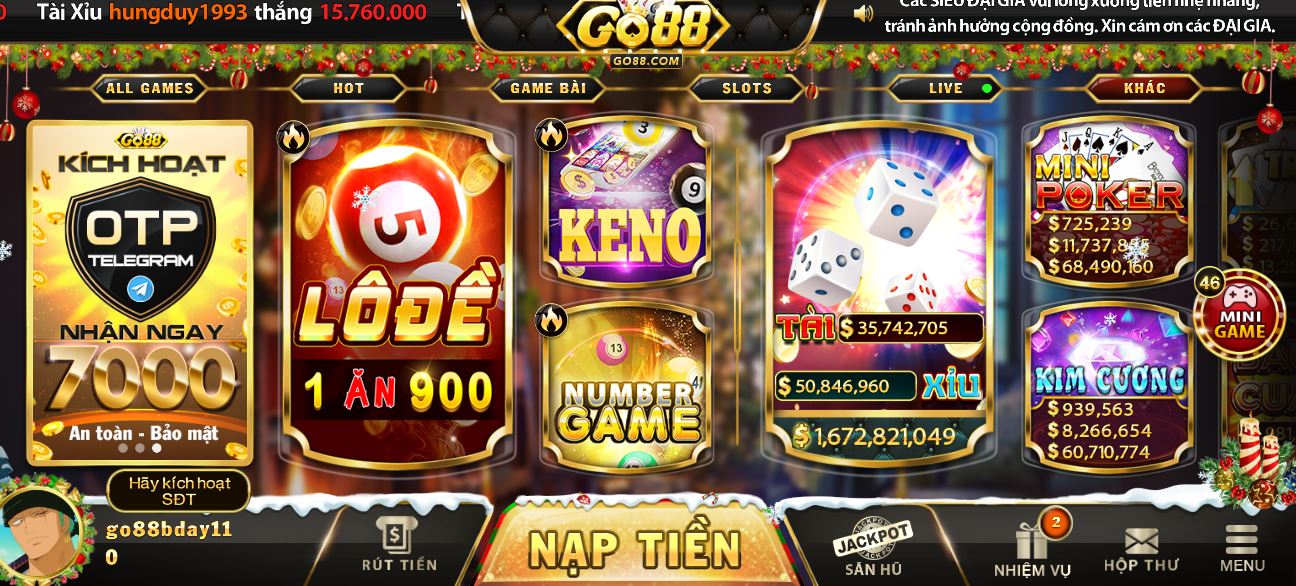 Number Game Go88 – Tựa game số đang “làm mưa làm gió” tại Go88