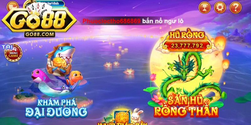 Vì sao nên chơi Bắn Cá Ngũ Long tại Go88?